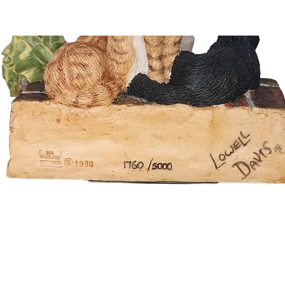 1989 Lowell Davis BFA Schmid Figurine Sun Worshippers Cats on Porch 1773/5000 - Picture 9 of 16